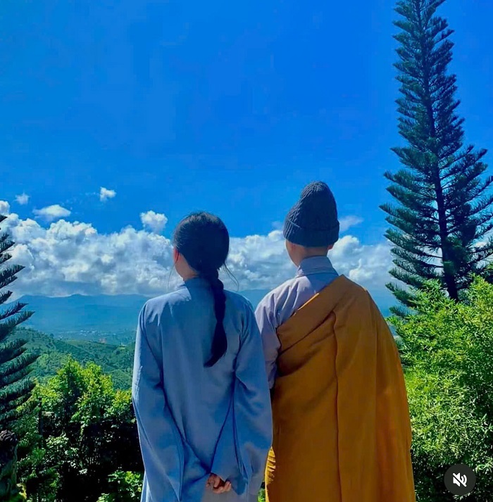 Khung cảnh thiên nhiên tuyệt đẹp nhìn từ Thiền viện Trúc Lâm Tây Thiên Vĩnh Phúc