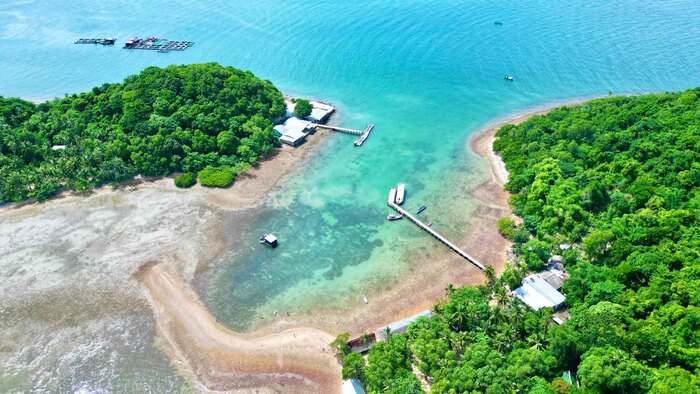 Con đường vãn cảnh thơ mộng ở Ba Hòn Đầm Kiên Giang