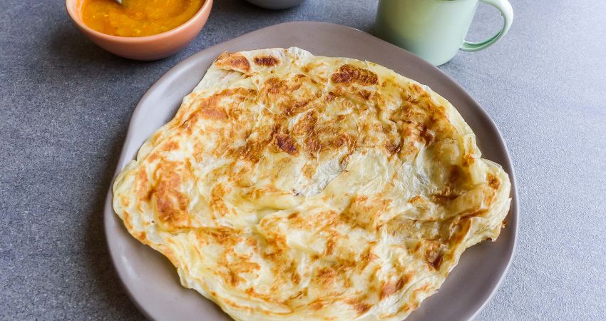 Bánh mì dẹt Roti Canai - cẩm nang du lịch Bandar Penawar Malaysia