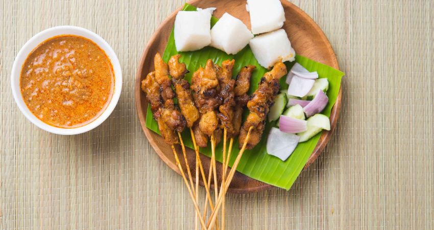 Thịt nướng sate - cẩm nang du lịch Bandar Penawar Malaysia