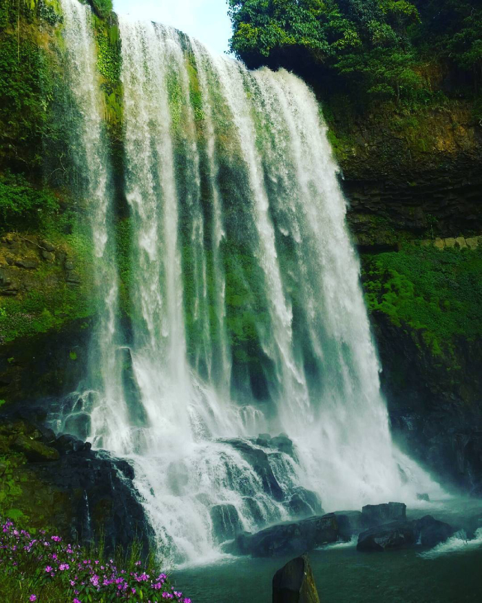 Vẻ đẹp nguyên sơ mê hoặc của thác Dambri