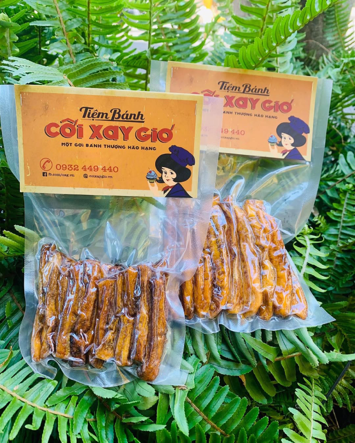 Bạn có thể mua chuối Laba dạng đóng gói để mang đi xa