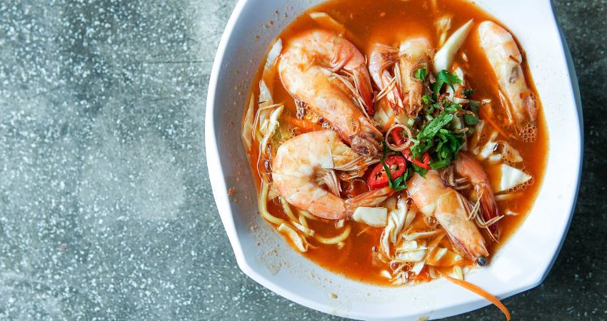 Mì tôm Mee Udang - cẩm nang du lịch Lumut Malaysia