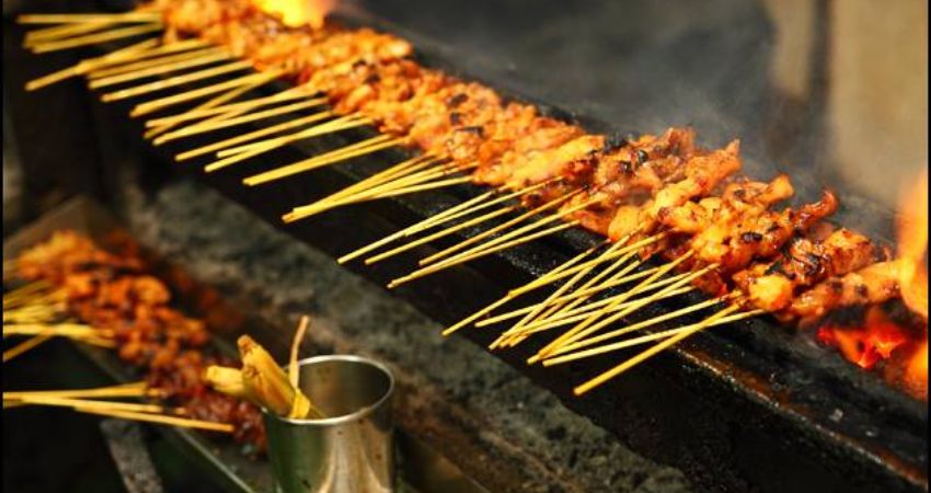 Xiên nướng hải sản - cẩm nang du lịch Pangkor Malaysia