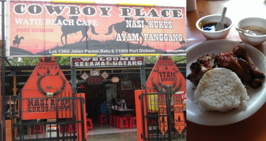 Nasi Kukus Ayam tại Cowboy Place - cẩm nang du lịch Port Dickson