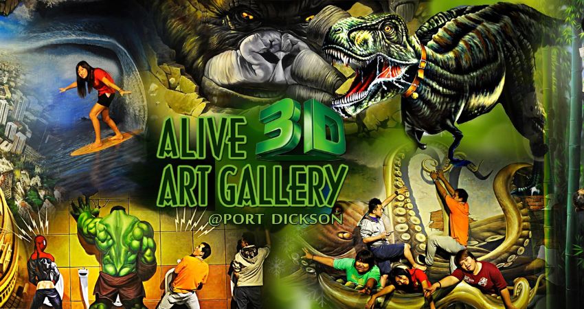 Phòng trưng bày nghệ thuật Alive 3D - cẩm nang du lịch Port Dickson