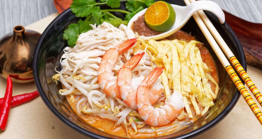 Mì Laksa - cẩm nang du lịch Sepang Malaysia