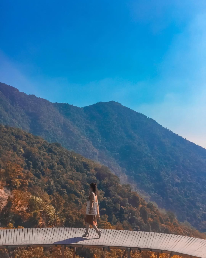 Quang cảnh từ Cầu Mây cho bạn có những bức ảnh ấn tượng