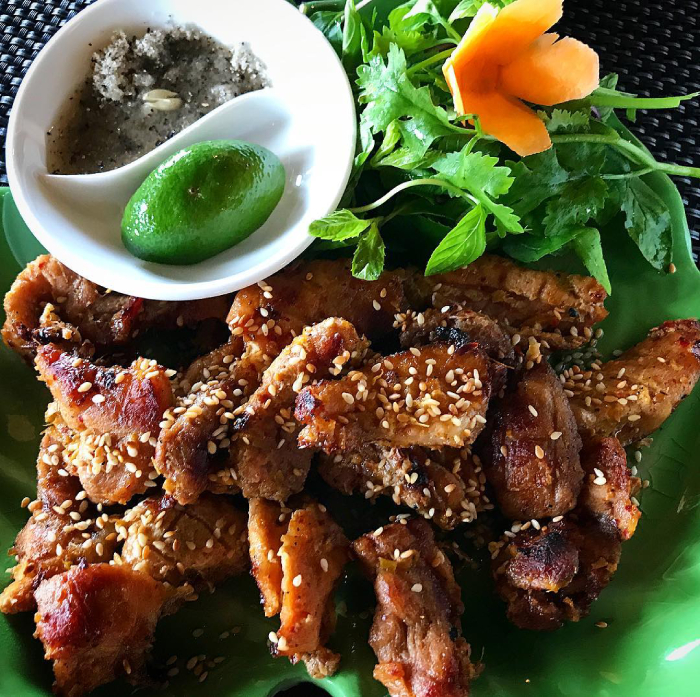 Lớn mán là món ăn đãi khách của người dân Tam Đảo