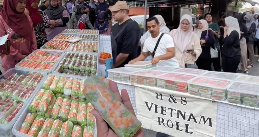 Gỏi cuốn Việt Nam đã xuất hiện trên đường phố Temerloh - Cẩm nang du lịch Temerloh