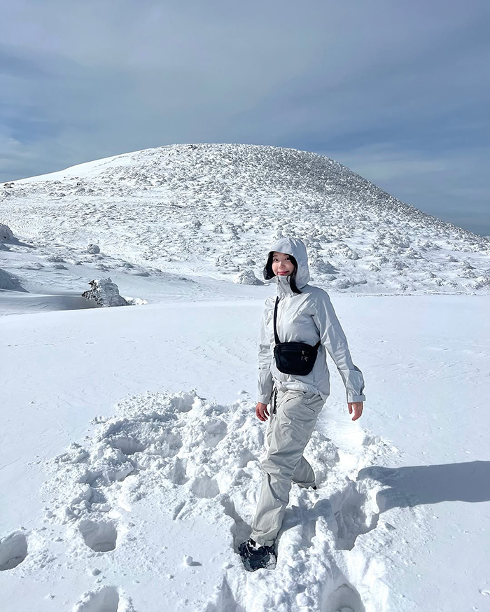 Đỉnh Hallasan tại công viên quốc gia núi Hallasan hàn quốc