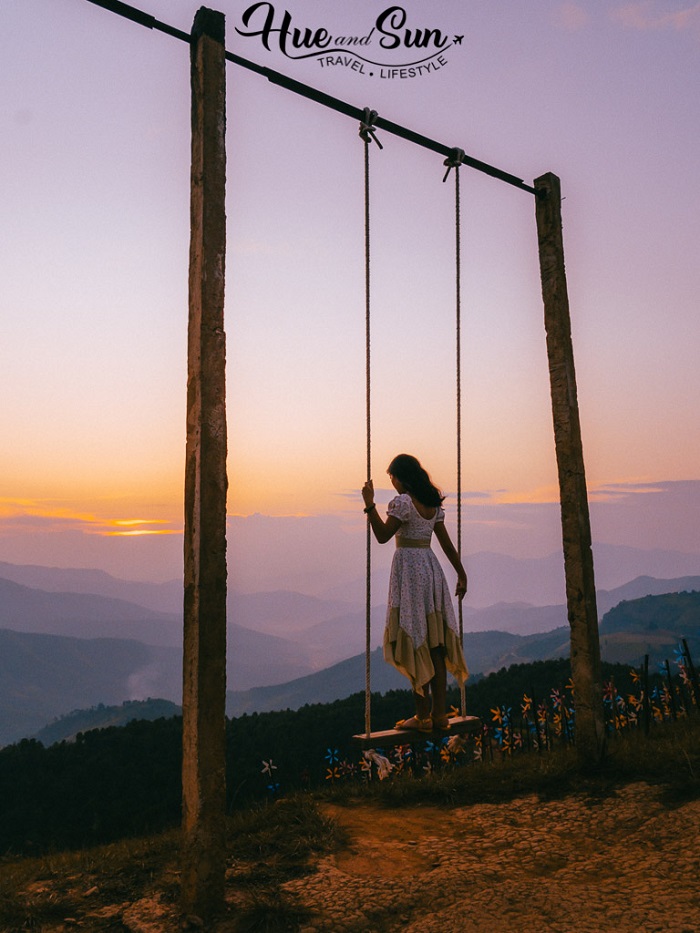 Cảnh quan tuyệt đẹp trên đèo Pha Đin Điện Biên