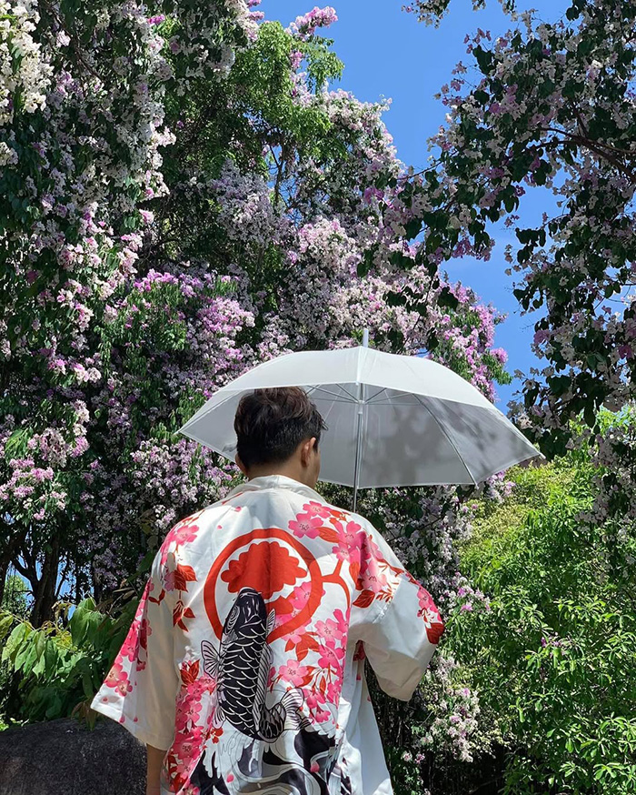 Màu tím của bằng lăng không quá rực rỡ nhưng vô cùng ấn tượng