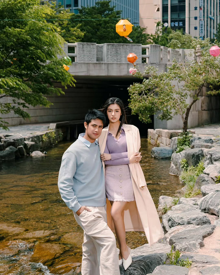 Khu vực nghỉ chân và cảnh quan thiên nhiên suối cheonggyecheon hàn quốc