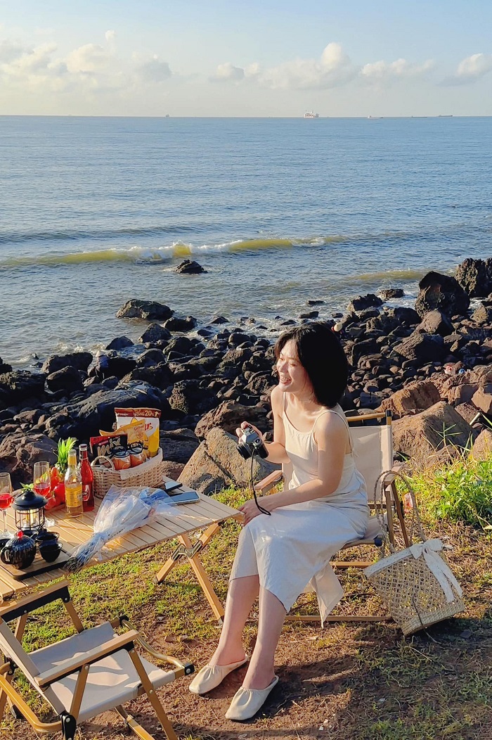 Dã ngoại bên bờ biển đảo Nghi Sơn Thanh Hóa cũng vui hết nấc