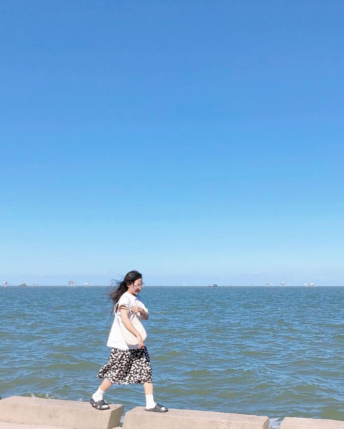 du lịch Thái Bình vãn cảnh bãi biển Đồng Châu