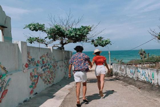 Về làng Nghệ thuật Cộng đồng Tam Thanh đắm mình trong thế giới của bích họa