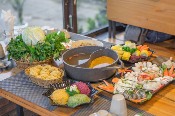 quán lẩu rau ngon ở Đà Lạt  Léguda - Buffet Rau Đà Lạt