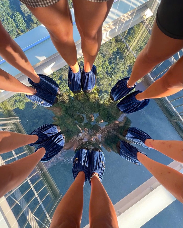 Nhất định phải trải nghiệm cầu kính trong Khu du lịch Mộc Châu Island Sơn La