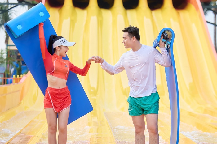 Tha hồ giải nhiệt tại khu vui chơi ở Sầm Sơn Thanh Hóa