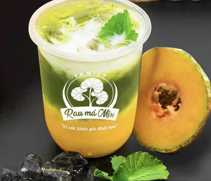 Rau Má Mix Family có menu đa dạng. 