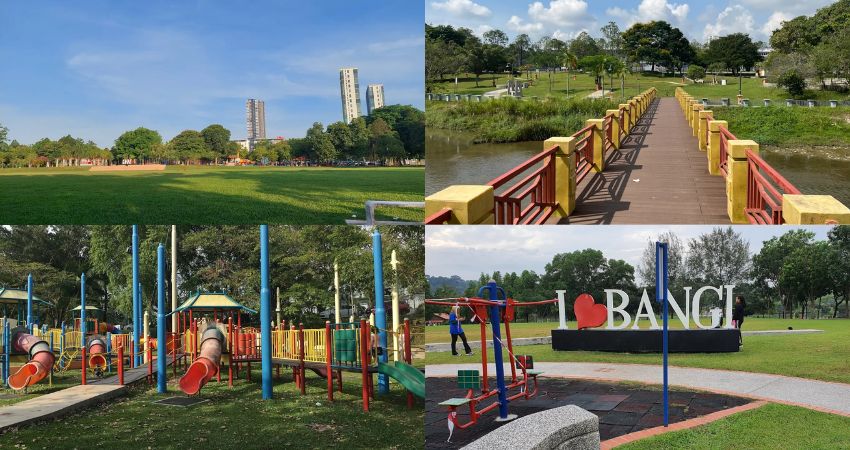 Công viên Taman Tasik Cempaka - cẩm nang du lịch Bandar Baru Bangi Malaysia