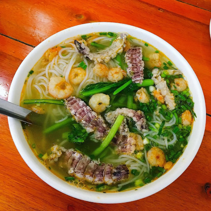 Bún tôm thêm bề bề mặn ngọt thêm ít chí chương là đủ ngon miệng