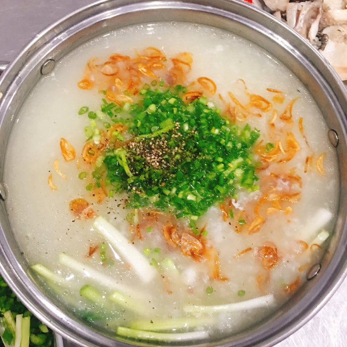 Món cháo có vị thơm ngọt và đắng cùng 1 lúc