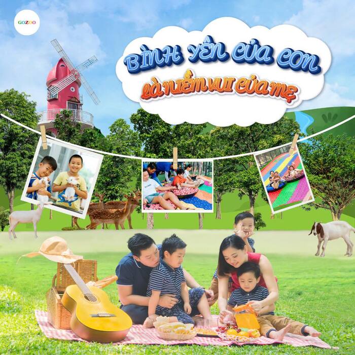 Khu vui chơi ở Gozoo Farm Đất Đỏ Vũng Tàu