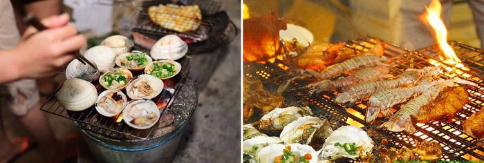 Thưởng thức hải sản ở Hòn Mây Rút Phú Quốc