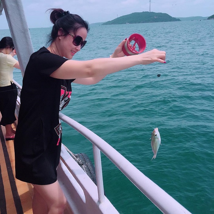 Câu cá ở Hòn Mây Rút Phú Quốc
