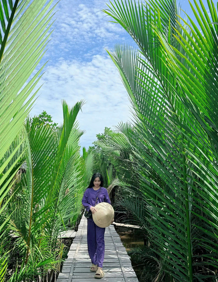 Khu du lịch Người Giữ Rừng Bến Tre nổi tiếng với những cánh rừng dừa nước