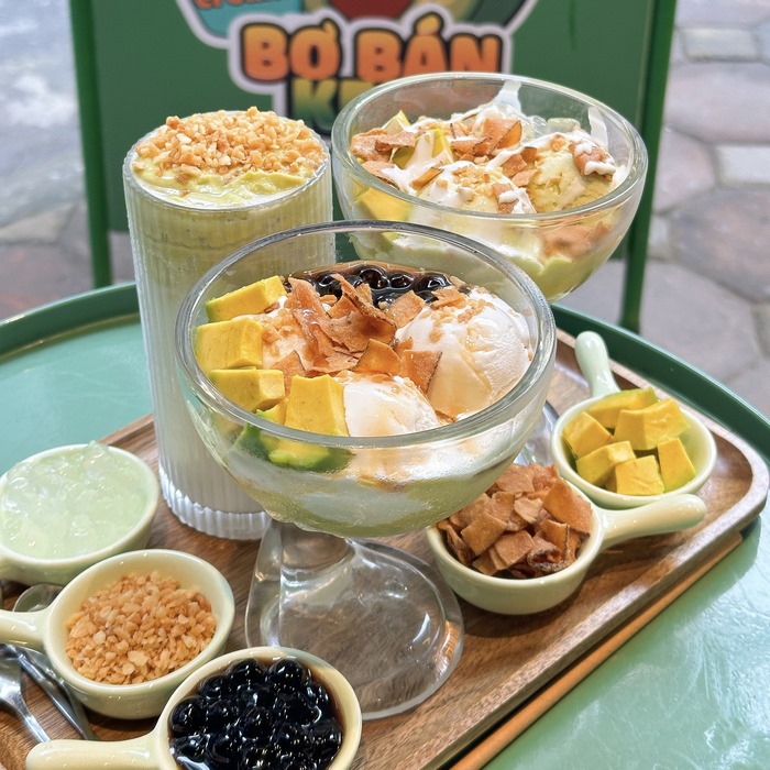 Bơ Bán Kem là một trong những quán kem bơ được yêu thích