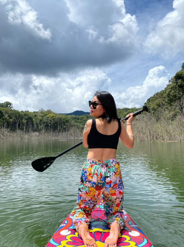 Chèo Sup ở Rừng chết Măng Đen