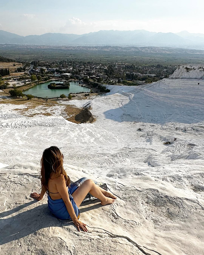 Bể bơi cổ (Hồ bơi của Cleopatra) tại thành cổ Hierapolis Thổ Nhĩ Kỳ