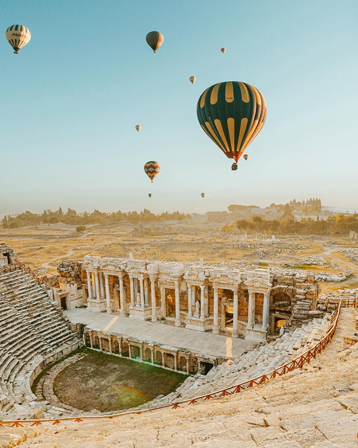 Khám phá những địa điểm ấn tượng tại thành cổ Hierapolis Thổ Nhĩ Kỳ