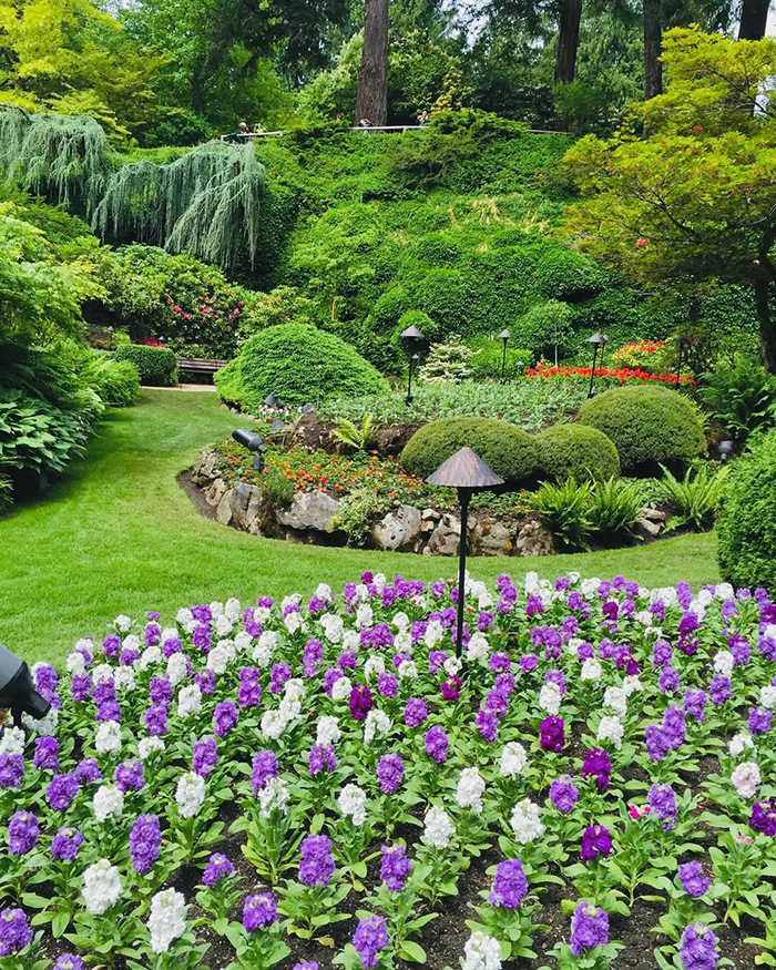 Vườn Ý tại vườn hoa Butcahrt Canada