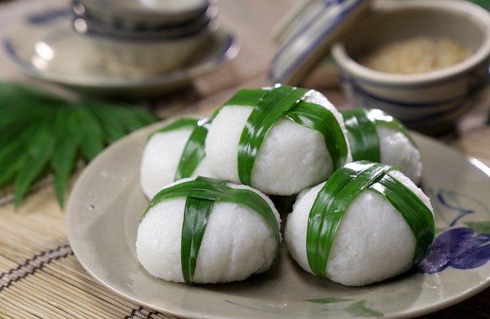 Cơm nắm lá cọ -đdặc sản Phú Thọ bình dị gắn bó bao năm nay với người dân