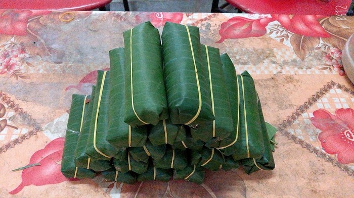 Mỗi chiếc nem chua Đại Từ dài khoảng 10 cm