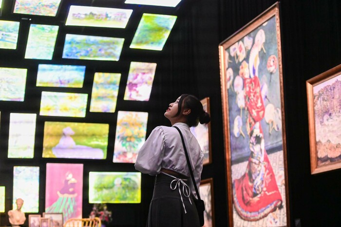 triển lãm nghệ thuật đa giác quan Van Gogh và Monet giới thiệu gần 100 kiệt tác của Monet