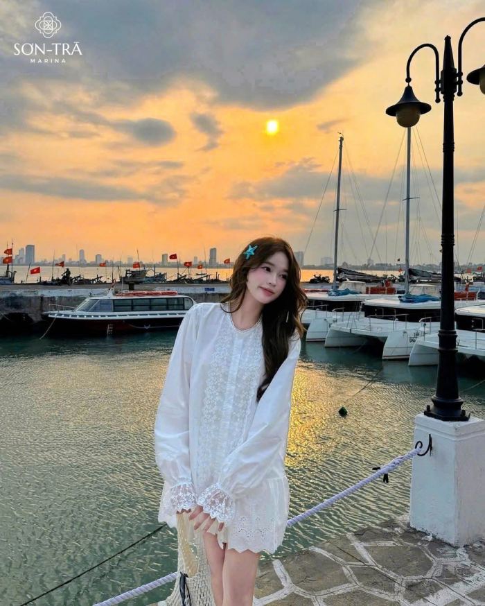 quán cafe view hoàng hôn đẹp ở Đà Nẵng Sơn Trà Marina 