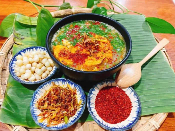 đặc sản độc đáo ở Quảng Bình Quảng Trị  Cháo vạt giường 