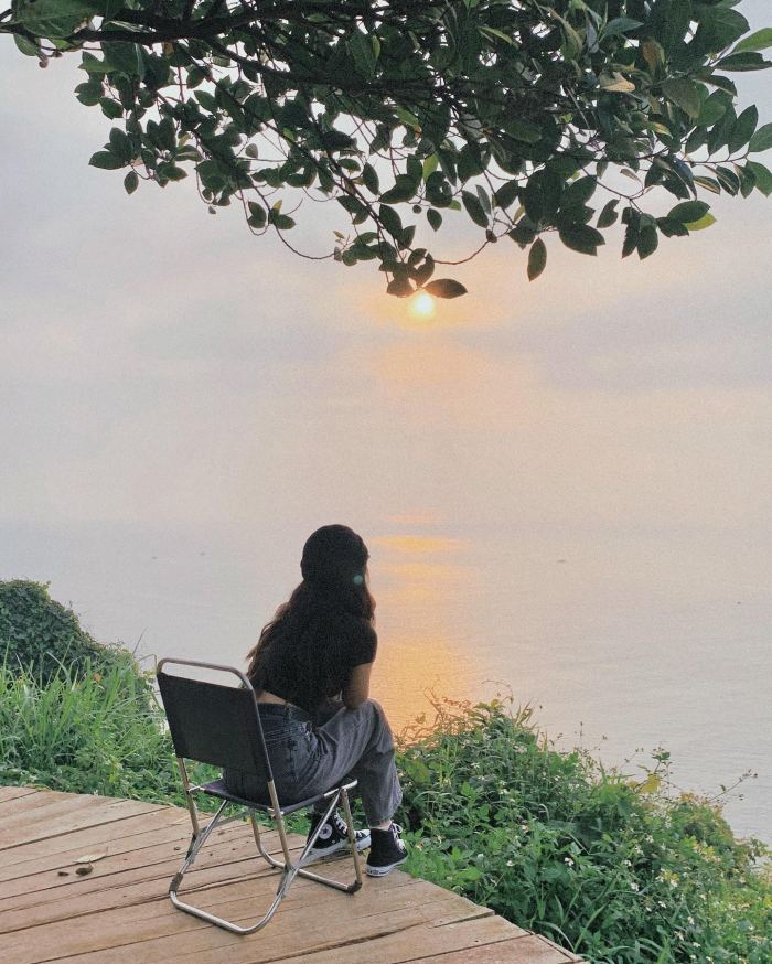 quán cafe view hoàng hôn đẹp ở Đà Nẵng V Village Hải Vân 