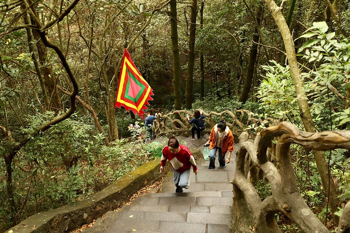 Núi Ngũ Nhạc là dãy núi thiêng nằm trong khuôn viên di tích Côn Sơn Kiếp Bạc. 