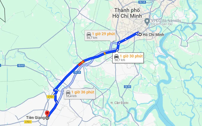 Hướng dẫn di chuyển đến biển Rạch Bùn Tiền Giang