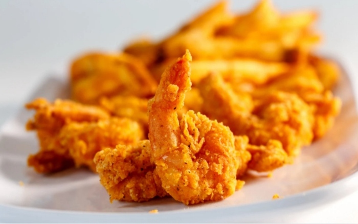 Tôm chiên kim sa - món ăn nổi tiếng tại Phúc Kiến