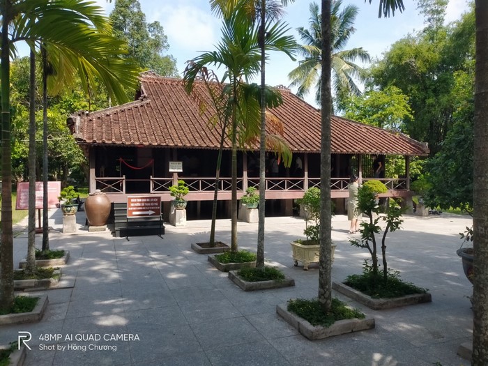 Khu lưu niệm Chủ tịch Tôn Đức Thắng là một khu sinh thái văn hóa đặc sắc. 