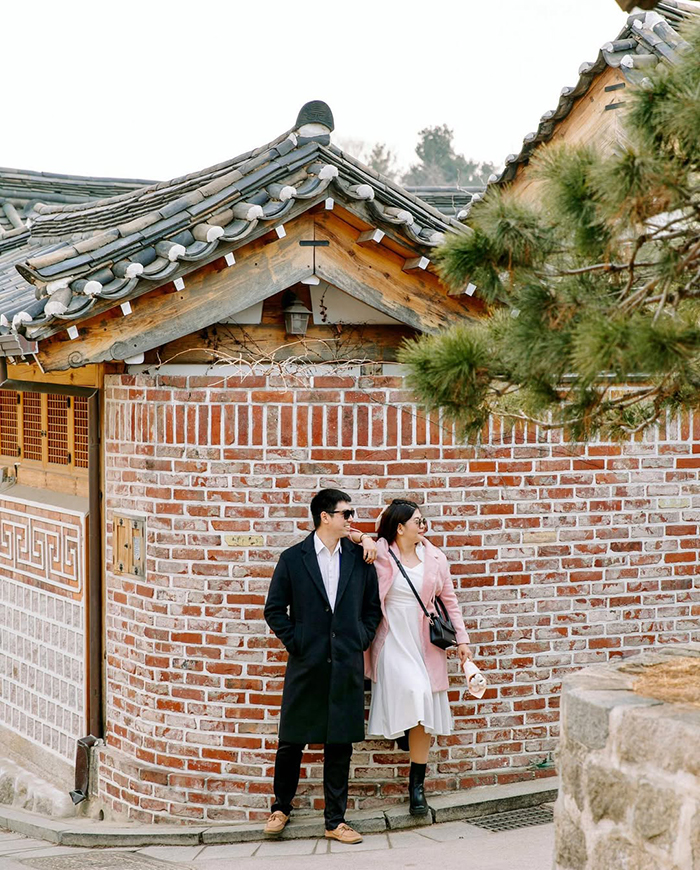 Lầu Gyeonghoeru tại cung điện Gyeongbok Hàn Quốc