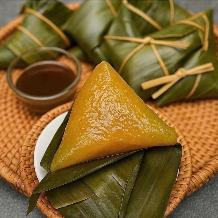 Bánh gio - đặc sản Bắc Kạn có màu sắc bắt mắt