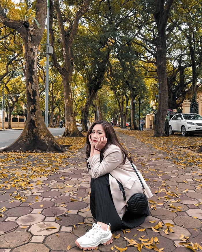 Địa điểm check in Hà Nội - đường Phan Đình Phùng